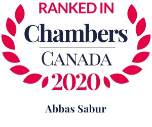 Abbas Sabur Ranked in Chambers Canada 2020