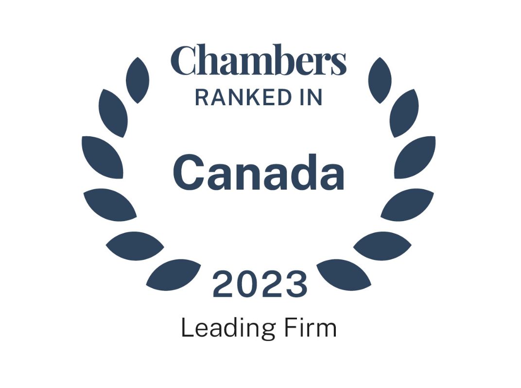 Firm Ranked in Canada Chambers 2023