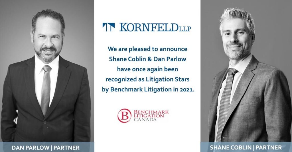 Dan Parlow and shane coblin recognized as Litigation Stars 2021