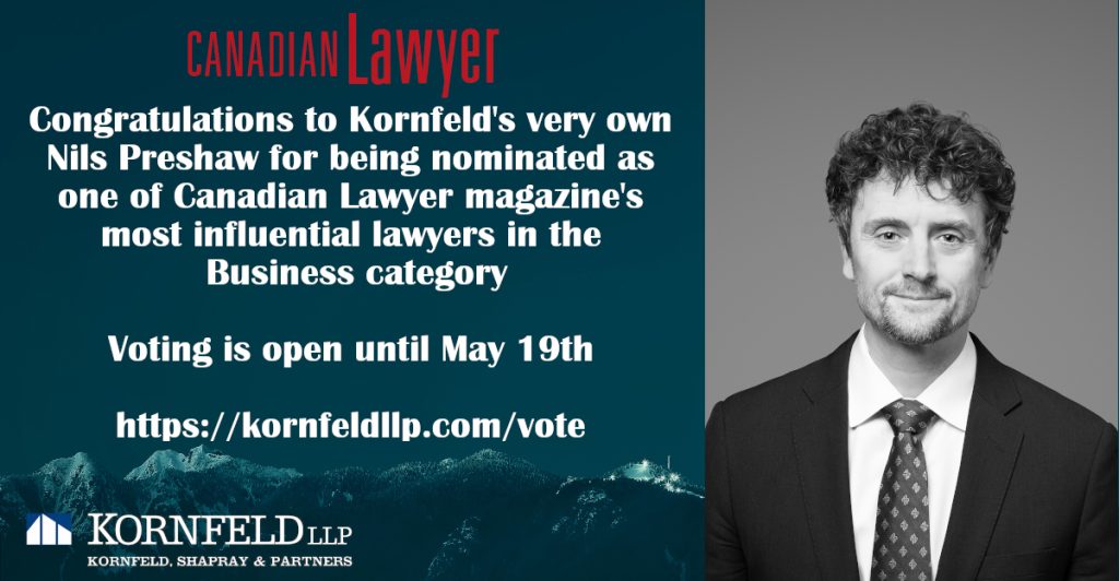 Nils Preshaw for most influential lawyers